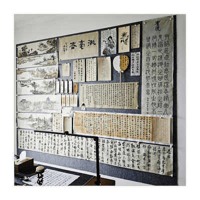 毛毡板墙贴自粘教室文化展示墙