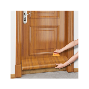门贴纸木门翻新自粘旧门改色装饰贴门上贴纸遮丑翻新整张木纹贴纸