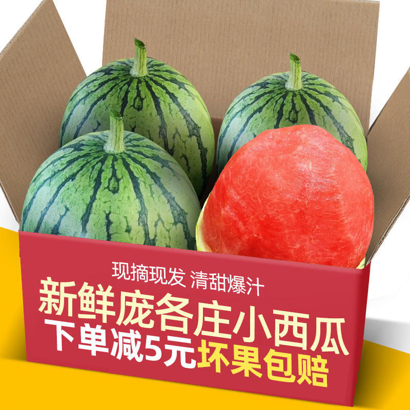 庞各庄小西瓜小西瓜水果新鲜