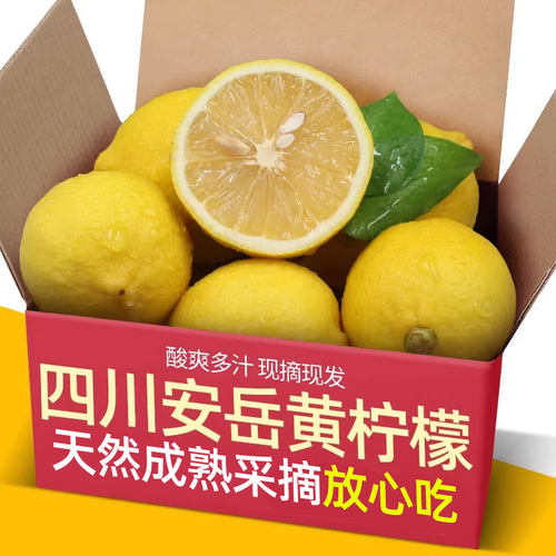 正宗四川安岳一级黄柠檬