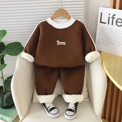 咕嘟时光韩版棉2件套冬季童装