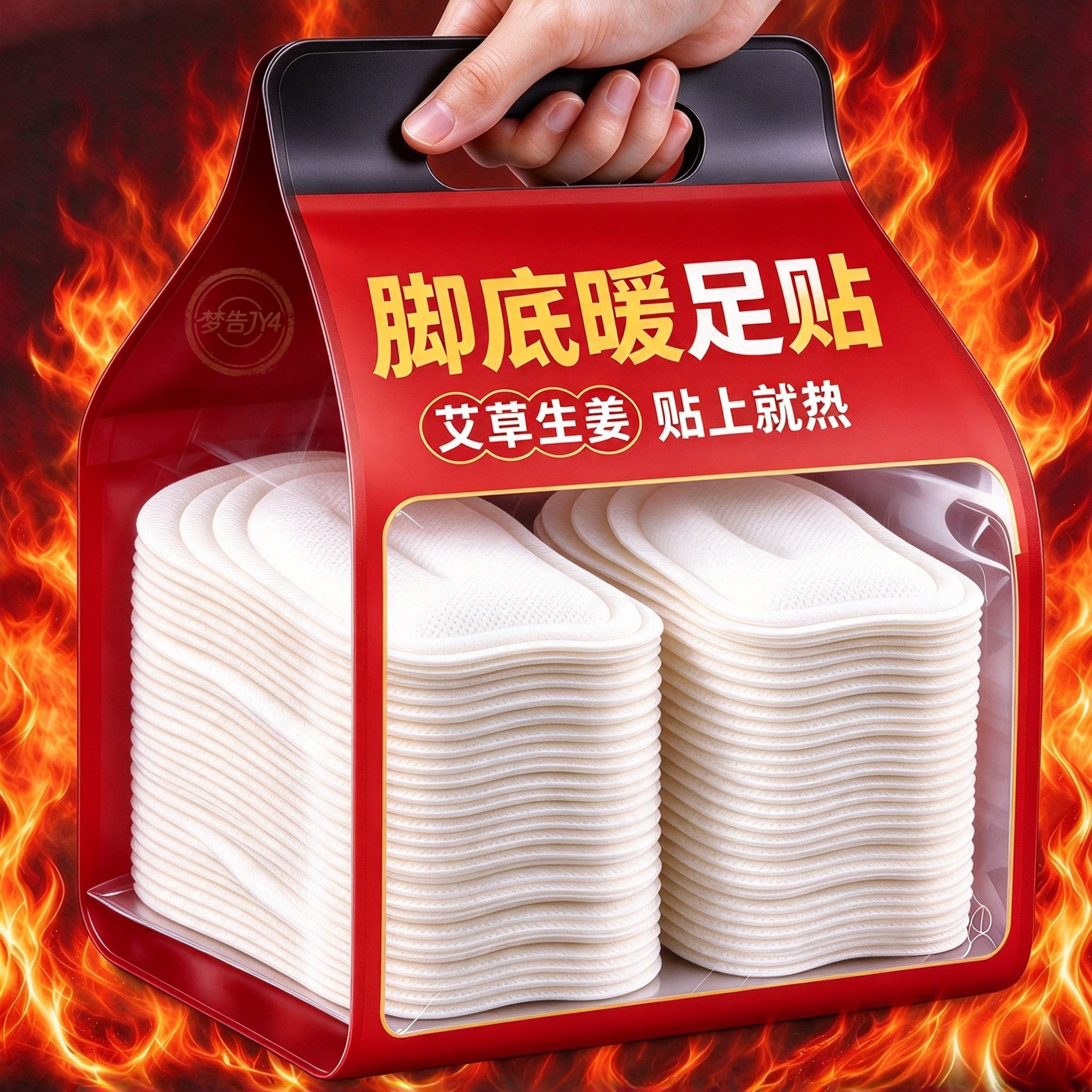 暖足贴脚底自发热鞋垫暖贴暖脚贴保暖身贴冬季足底暖足贴脚热敷贴