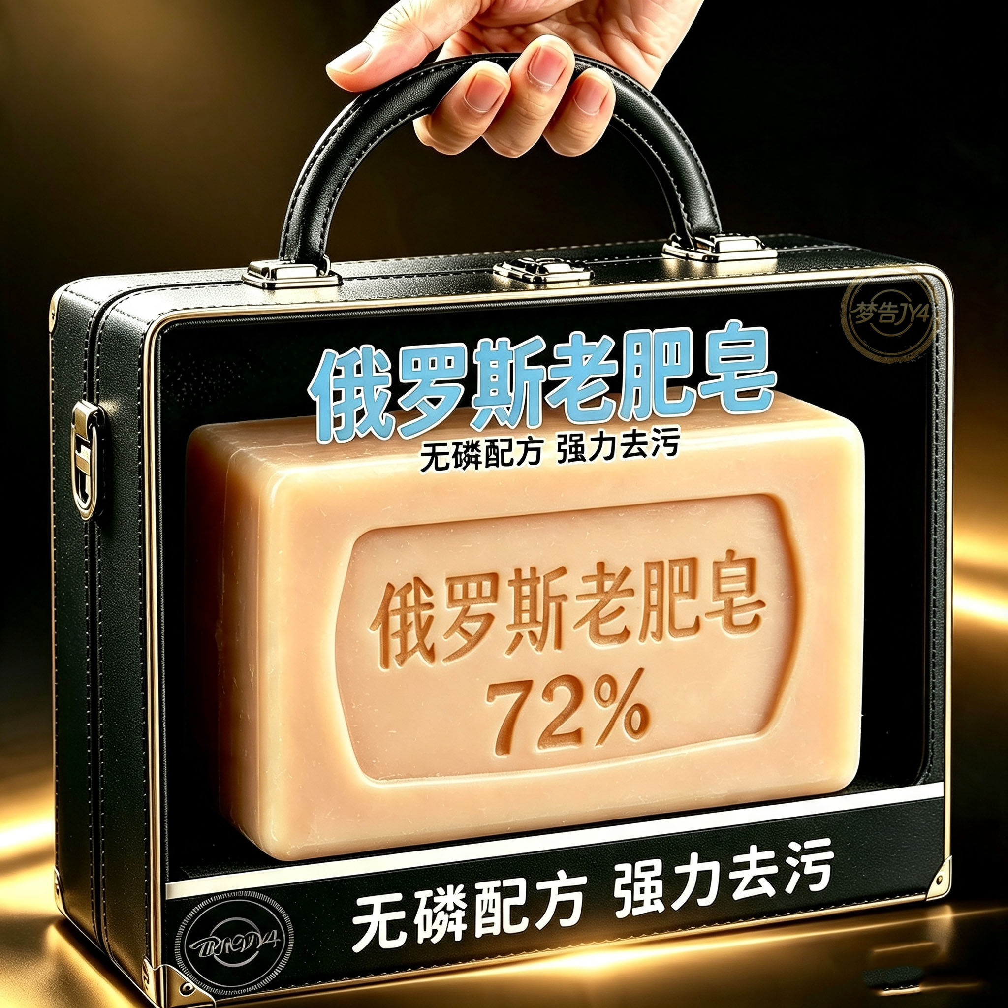 【俄罗斯工艺】手工老式肥皂工艺洗衣皂72%油脂去污强效无磷配方