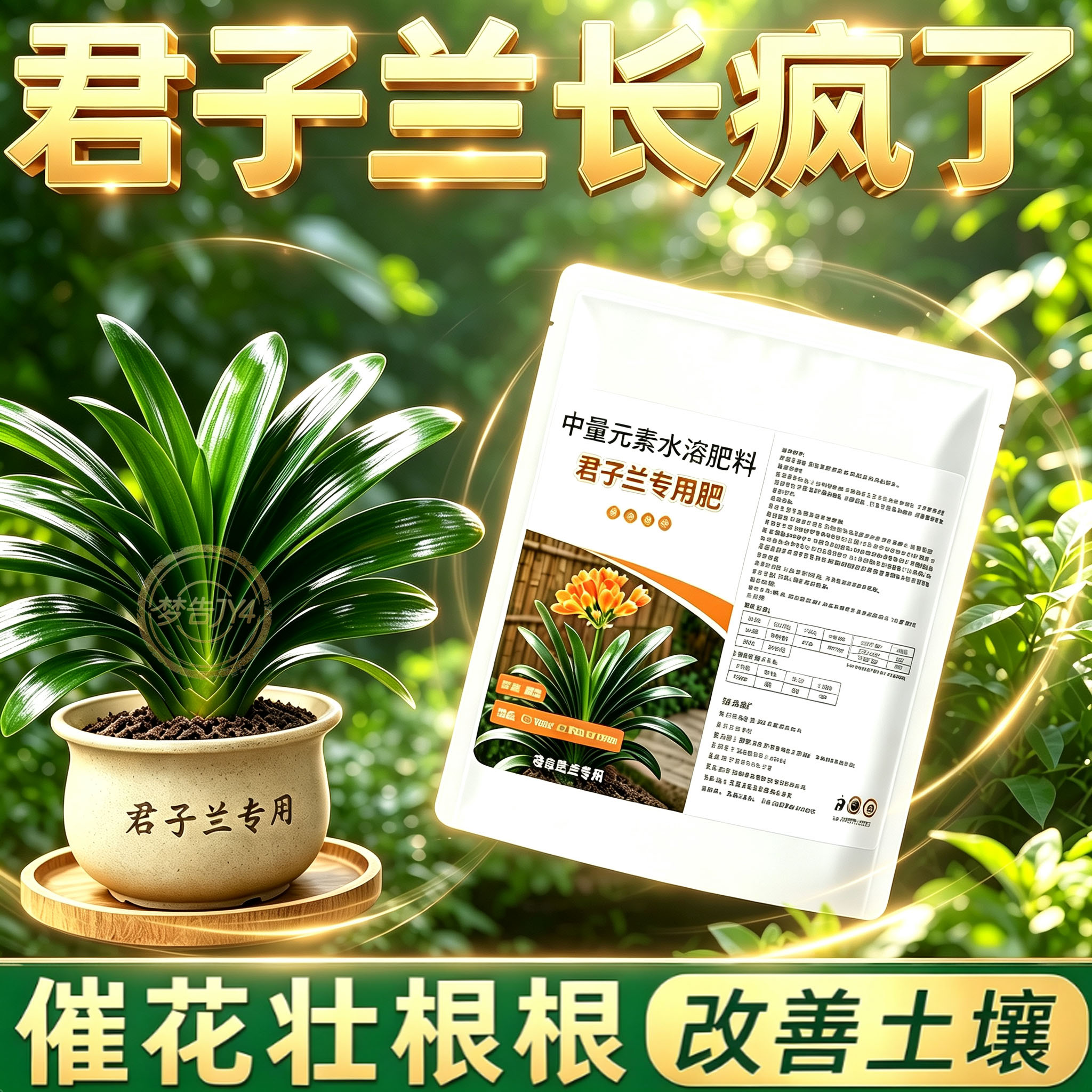 君子兰专用颗粒缓释肥促开花