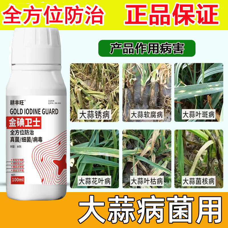 大蒜病专用药大蒜杀菌剂大蒜病全治锈病干尖黄尖叶枯病叶斑病根腐