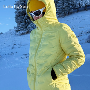 Lulla Sea 户外保暖中间层外套女 Lightwarm轻暖羽绒服连帽短款