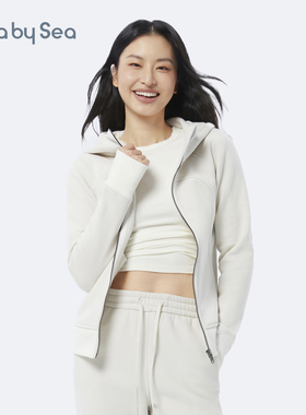 Soft fleece软绒连帽衫拉链保暖运动休闲外套女|Lulla by Sea