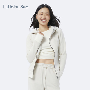 Soft Lulla 拉链保暖运动休闲外套女 Sea fleece软绒连帽衫