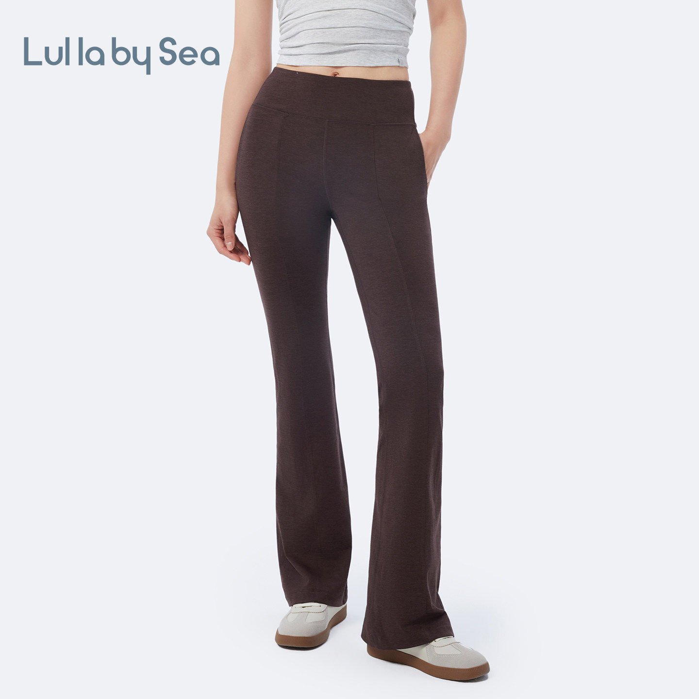 Lulla by Sea | Wonder soft 瑜伽裤外穿高腰运动显瘦腿精喇叭裤