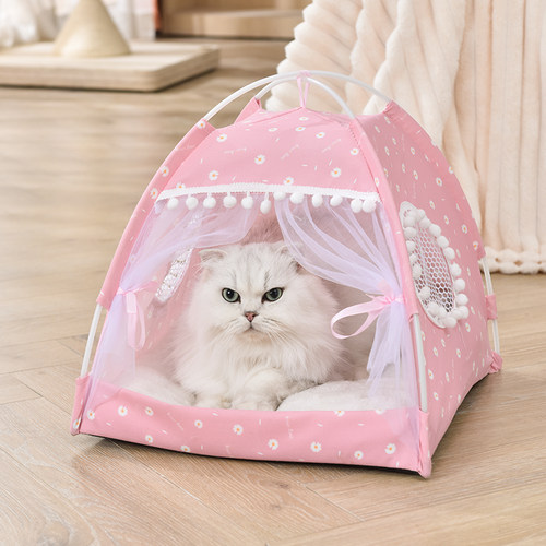 甜美公主风猫窝猫咪帐篷