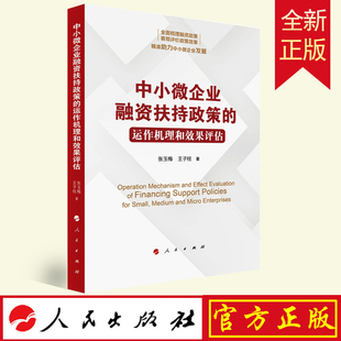正版 中小微企业融资扶持政策的运作机理和效果评估  张玉梅 王子柱 人民出版社 9787010248813