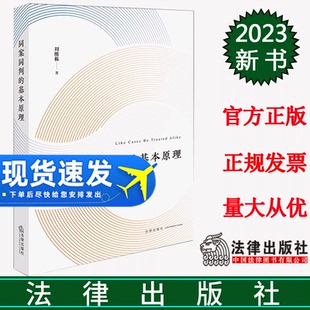 正版直发  同案同判的基本原理  周维栋著  法律出版社
