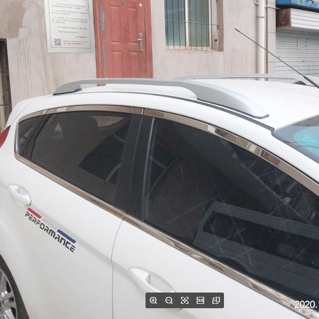 适用福特嘉年华行李架 车顶架 嘉年华车顶行李架 车顶竖杠 装饰