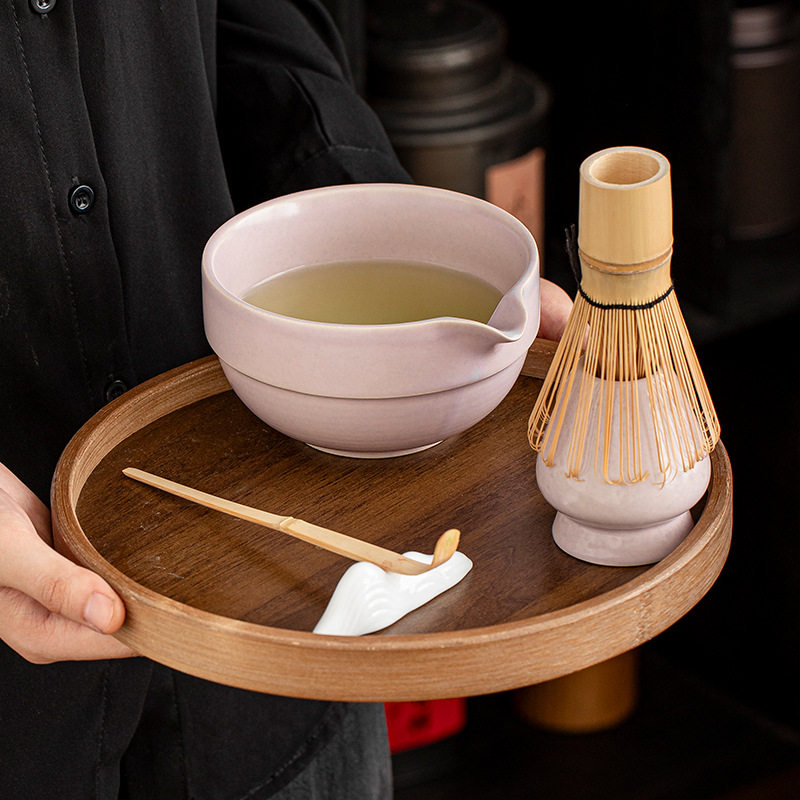 大号抹茶碗打抹茶工具抹茶刷日本点茶碗抹茶杯青碗搅拌器茶筅器具