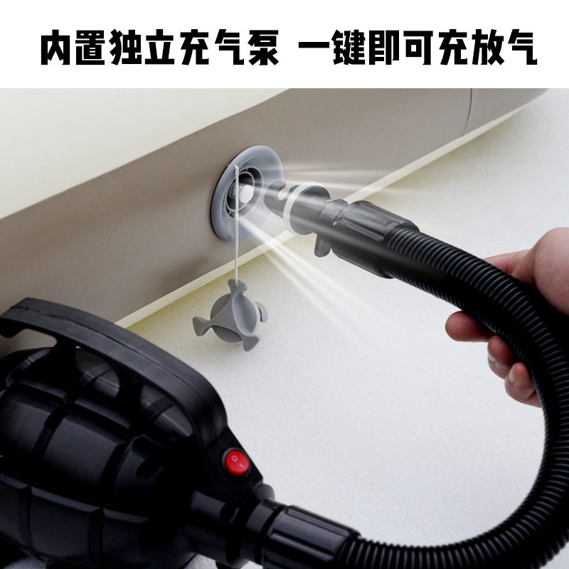 阿尼熊拉丝充气床厚度单人露营睡垫室内打地铺弹丝云床气垫双人床