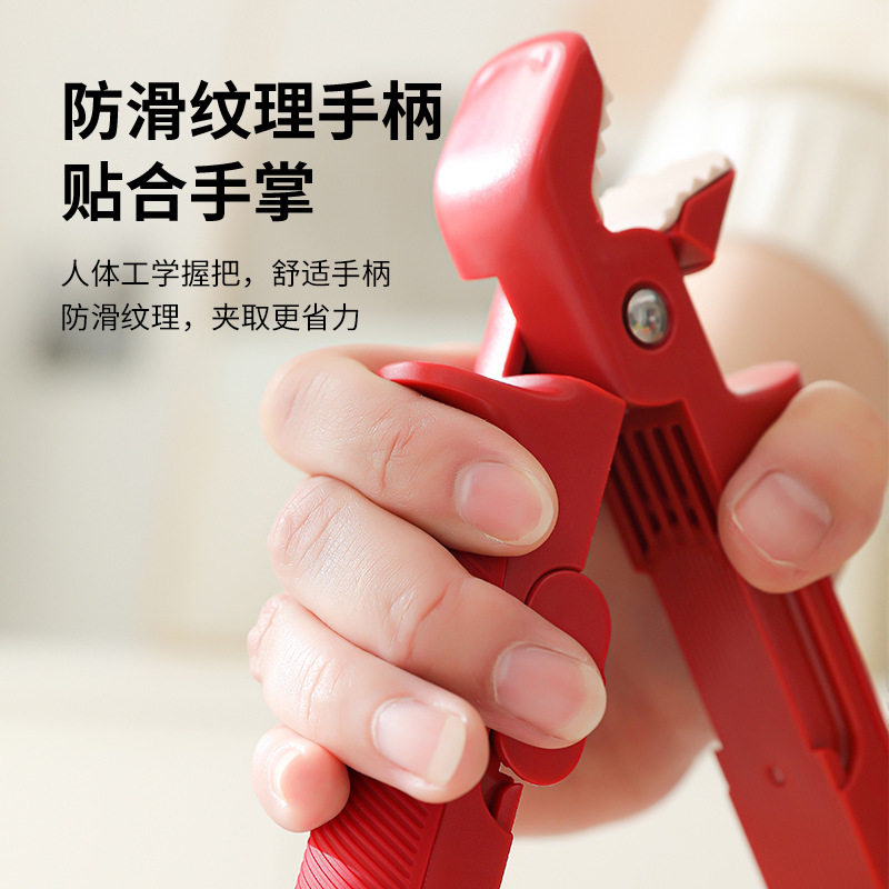 家用多功能2025红色鲨鱼防烫夹提盘器多功能取碗夹夹盘子提盘器