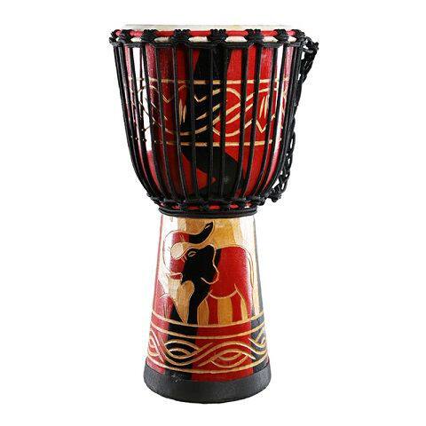 非洲鼓儿童幼儿园8寸成人初学者12寸实木羊皮手鼓10寸非洲手鼓