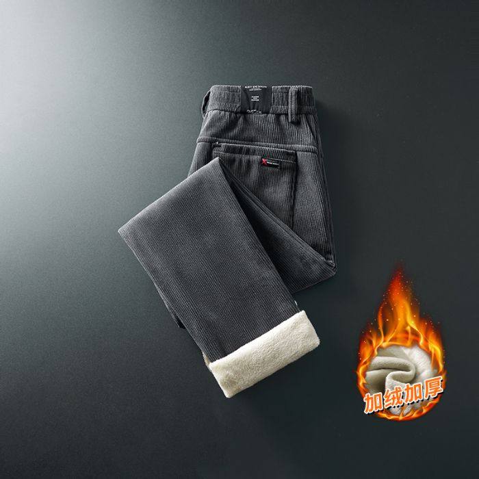 秋冬季羊羔绒休闲裤子男修身2025加绒加厚保暖棉裤外穿灯芯绒卫裤,男装,卫裤,淘宝优惠券,粉丝福利购,淘宝优惠卷
