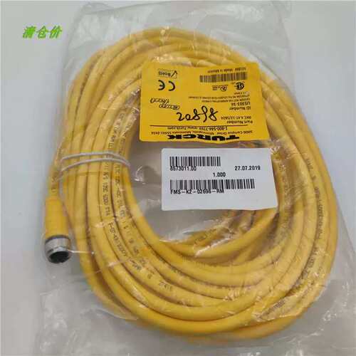 议价A014*TURCK/图尔克感测器母头4芯连接线 RKC4.4T-12/S824 现