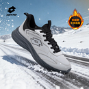 2025新款 加绒棉鞋 跑步鞋 皮面保暖休闲减震软底运动鞋 冬季 乐途男鞋