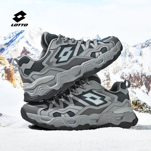 乐途男鞋秋季新款男士运动鞋潮流厚底青少年休闲户外登山跑步鞋女