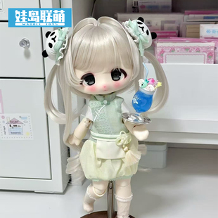 娃岛联萌x梦想实验室6分bjd娃衣小六矮胖六普六通用古风清新套装