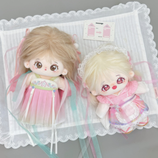 娃岛联萌棉花娃娃20cm娃衣樱落&樱韵套装古风软萌百搭便宜现货