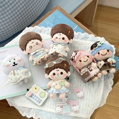 娃岛联萌x白桃汽水原创设计20cm红苹狗&艺术生系列&回忆巧克力