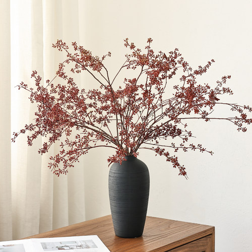 小米果干花花束天然永生花干果