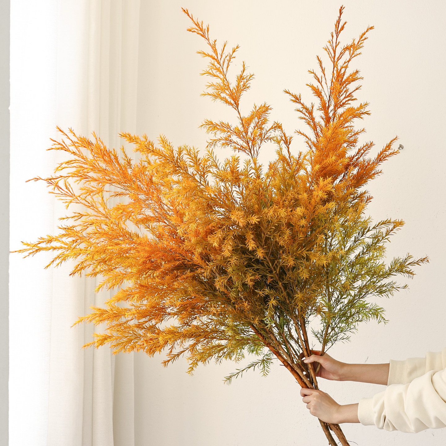 千层金鲜花干花花束客厅摆设树枝插花干枝装饰摆件天然高级感真花