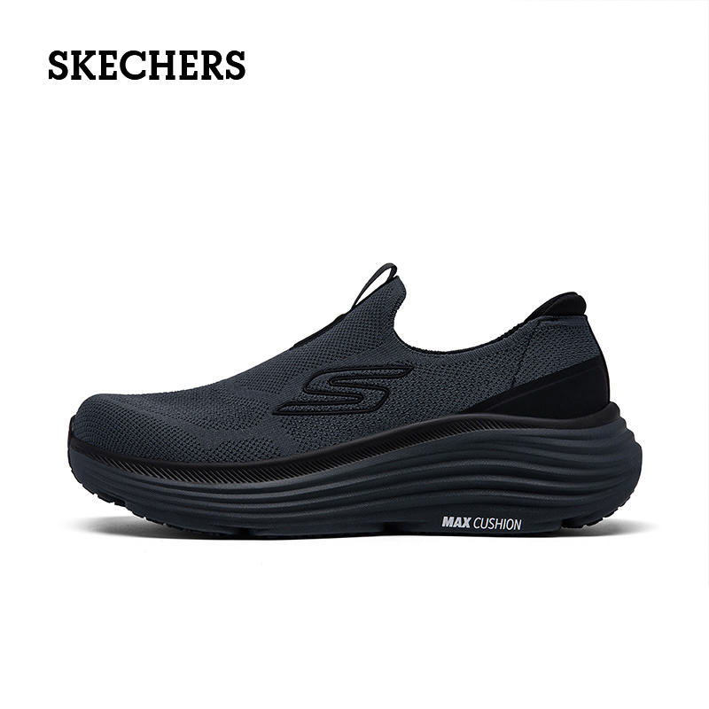 斯凯奇男鞋软底一脚蹬健步鞋