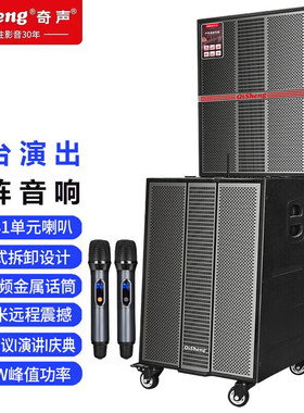 奇声（QISHENG）LX673专业大功率舞台线阵音响户外演出会议婚庆直