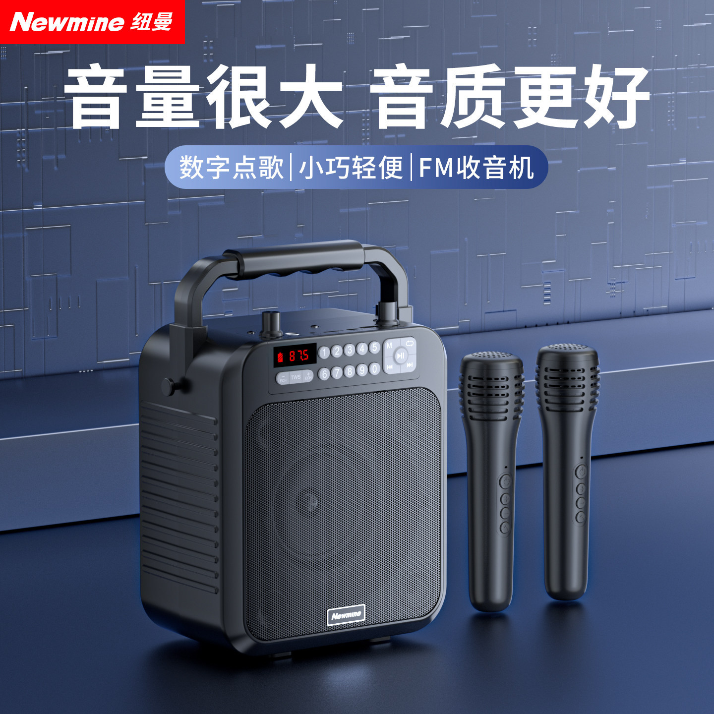 纽曼广场舞音响户外蓝牙音箱K歌