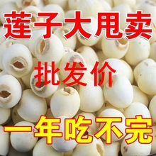 无芯带芯莲子百合银耳干货500g非特级大颗粒原生态无心去心的订婚