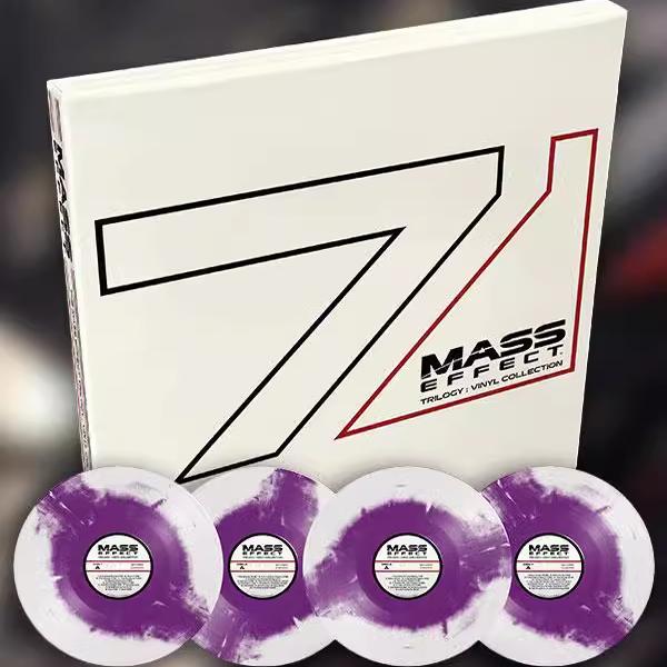 现货 Spacelab9原厂周边 质量效应 三部曲 豪华版 黑胶唱片 四片装 收藏盒