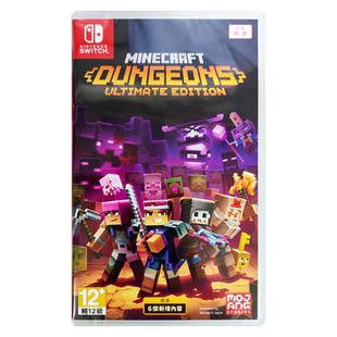 香港直邮 任天堂NS卡带 中文 我的世界地下城版 含6DLC Nintendo Switch 现货