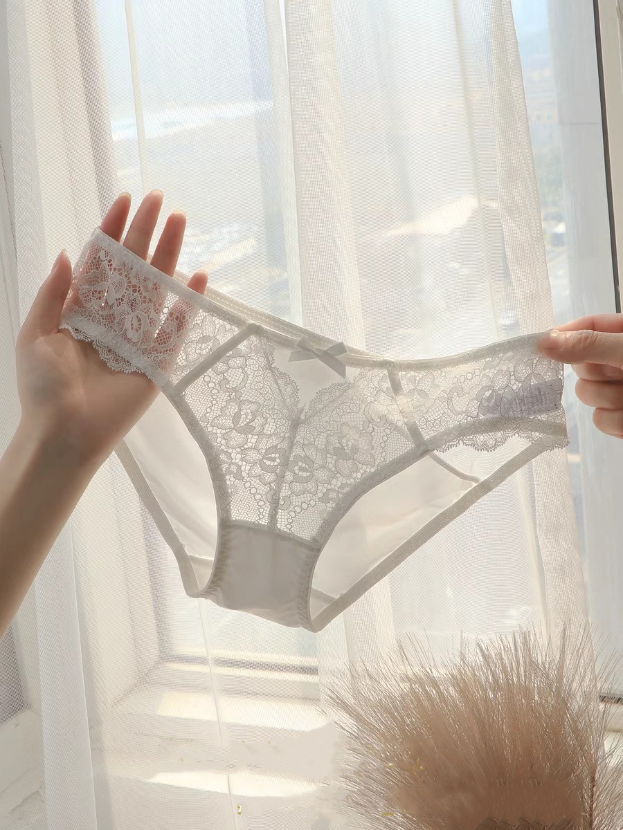 维多利亚性感蕾丝内裤女纯欲性感冰丝透气舒适包臀三角短裤纯棉裆,女士内衣/男士内衣/家居服,女三角裤,淘宝优惠券,粉丝福利购,淘宝优惠卷