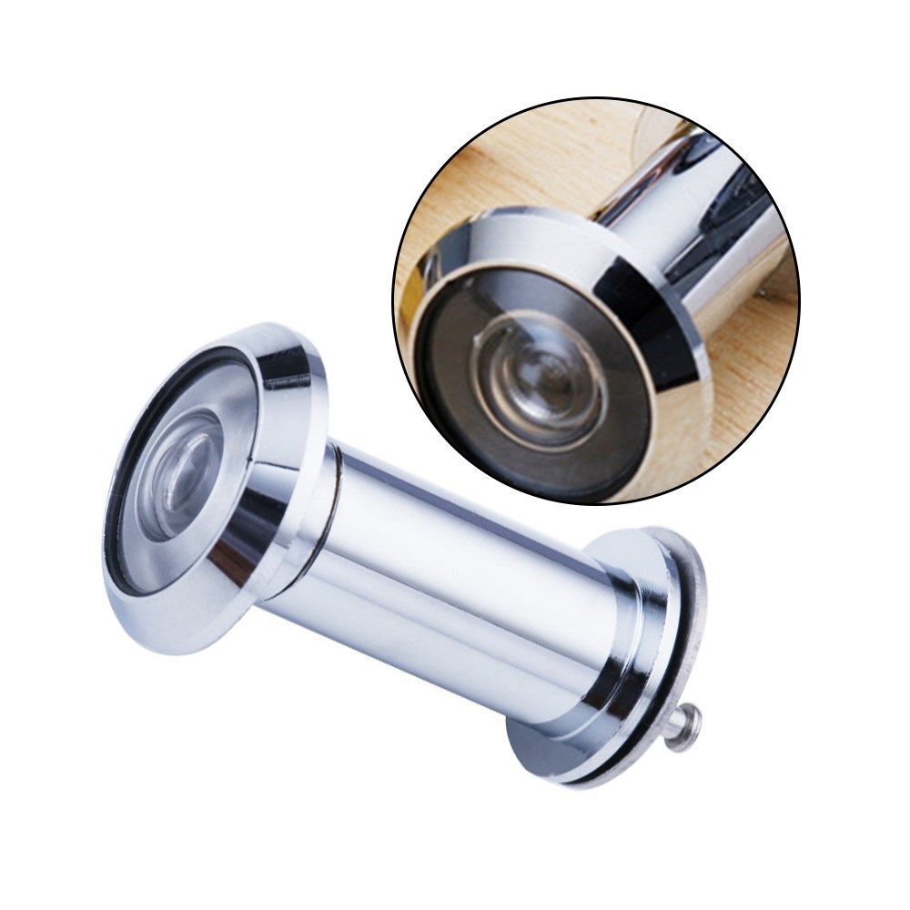 Security Door Eye Spy Hole Peephole Viewer 200° Adjustable