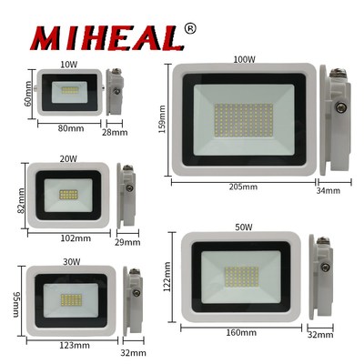 LED High Bay Light 10W 20W 30W 50W 100W Mining lamp fin fact