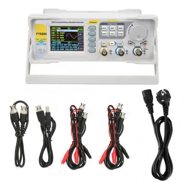 FY6900 Signal Frequency Meter Sine 0-20 MHZ 2.4in TFT Screen