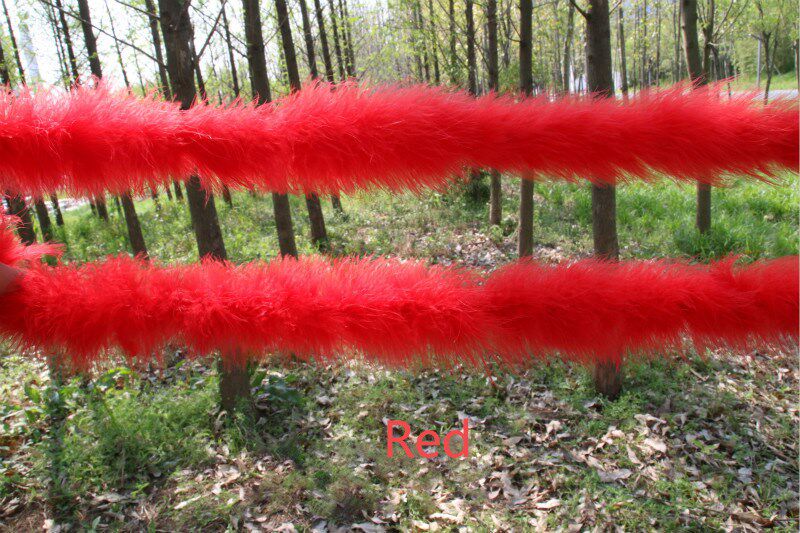 2 meters Thicken Fluffy Turkey Feather Boa Soft Full Plume T图片