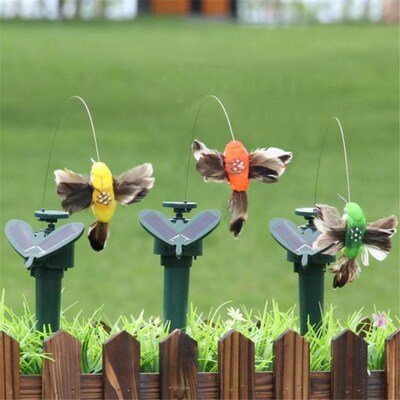 Garden Decoration Solar Powered Dancing Fluttering Butterfli