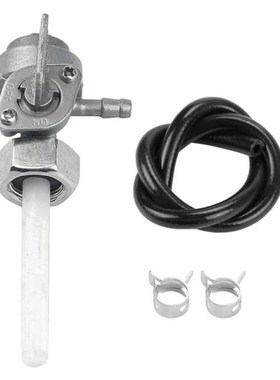 Fuel Shutoff Valve Petcock with Fuel Line Clamp 适用于 Chine
