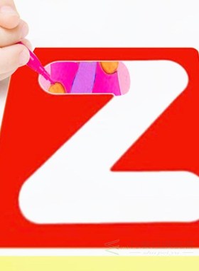 Alphabet Letter Number Stencil Set Painting Drawing Template