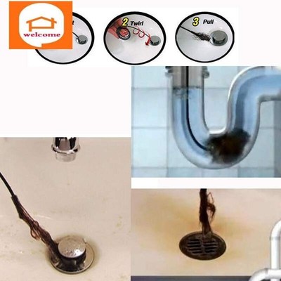 新款 1pcs Drain Cleaner Bathroom Unclog Sink Tub Toilet Snak