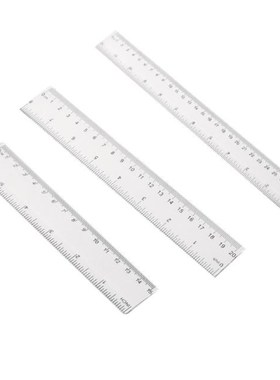 Clear Ruler Plastic Ruler15/20/30cm Drafting Tools Measurin