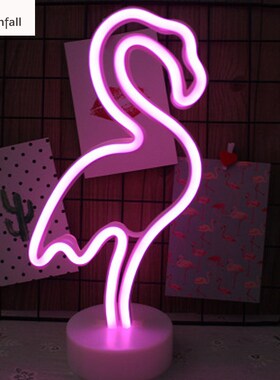 Neon luces led de colores night lights table lamp for kids f