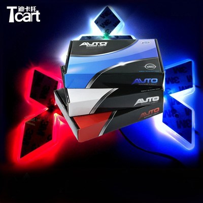 1Set Car LED Light Car Emblem Lights car accessories  Mitsub