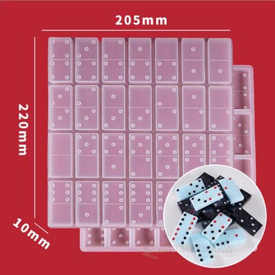 Creative Domino Silicone Mould Craft For DIY Epoxy And Resin