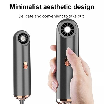 Portable Mini Leafless Hair Dryer Temperature Control Hairdr